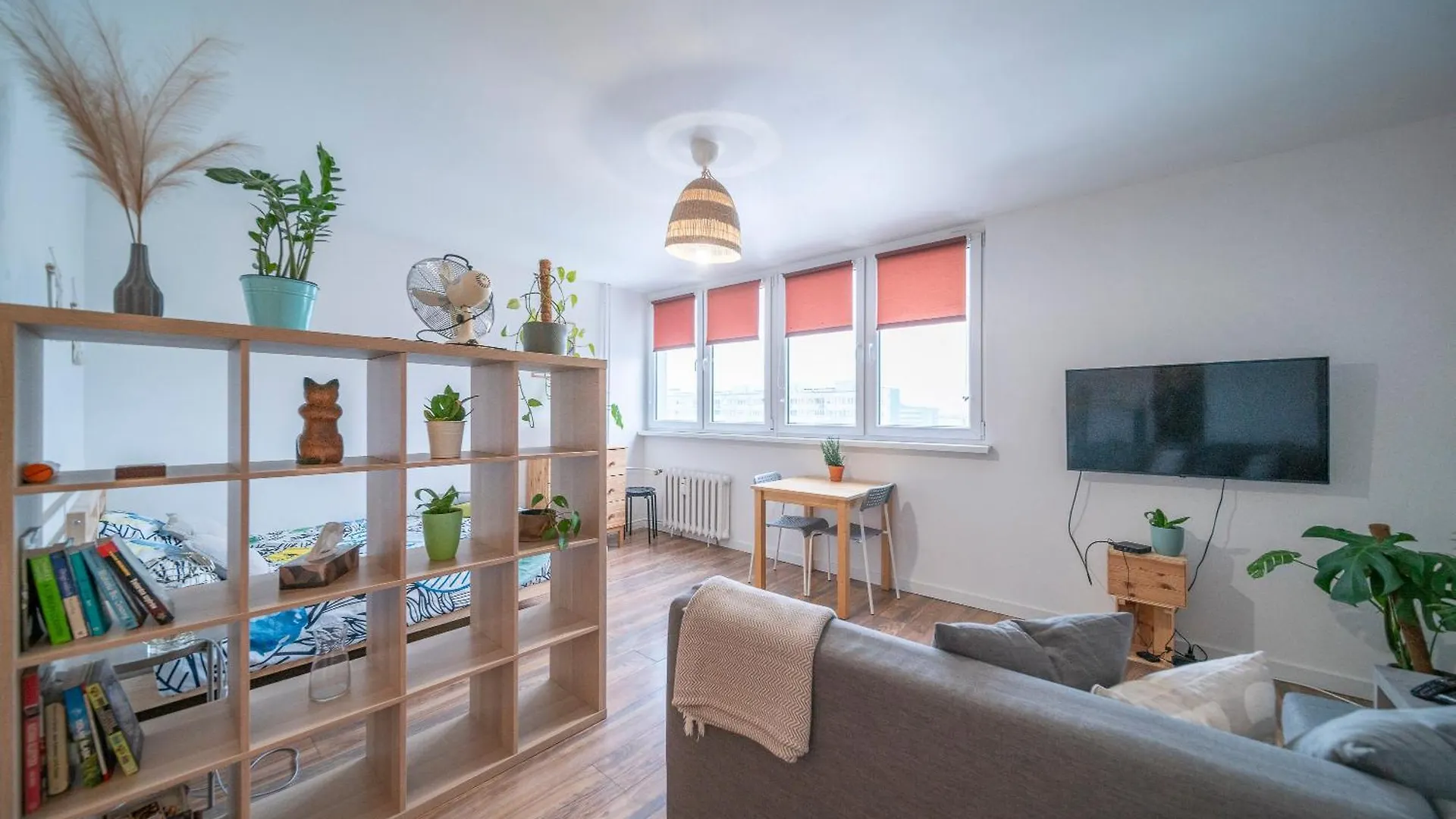 10Th Floor Studio In The City Center Of Wroclaw Lägenhet